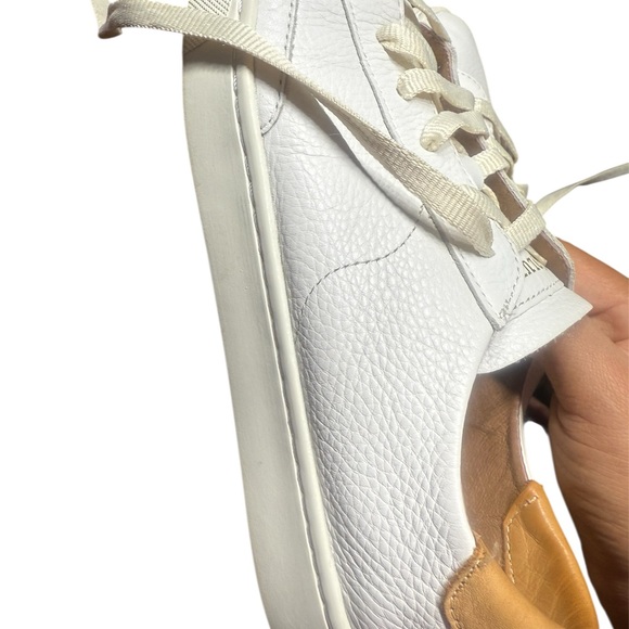 Soludos Ibiza Classic Leather Sneakers – Oasis White (Size 8) - Picture 10 of 16